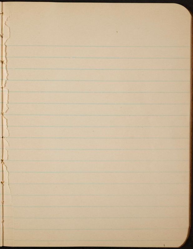 c. 1943 Philomathean Room Notebook Image