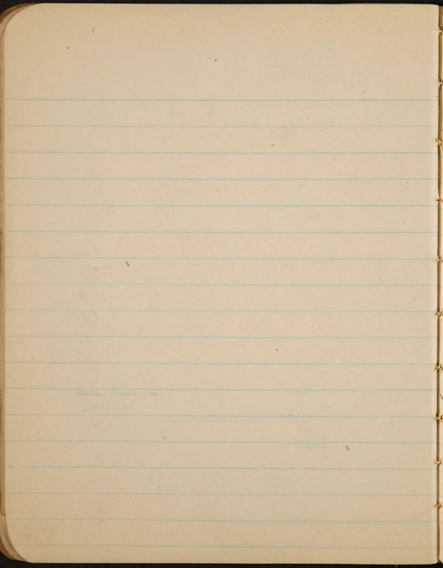 c. 1943 Philomathean Room Notebook Image