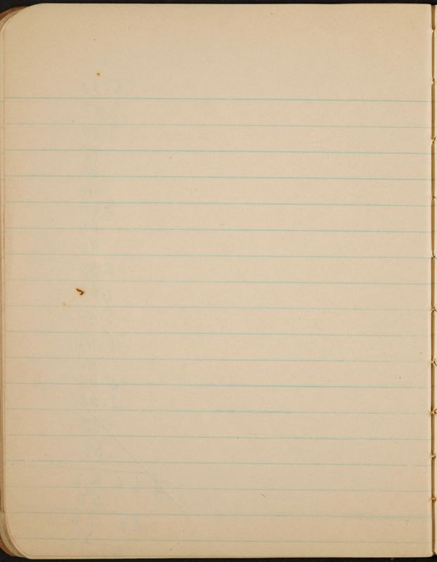 c. 1943 Philomathean Room Notebook Image