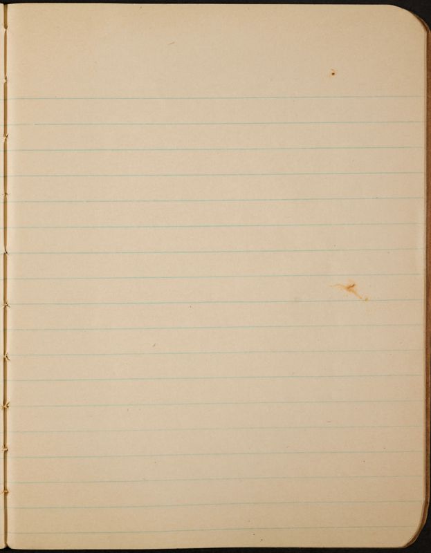 c. 1943 Philomathean Room Notebook Image