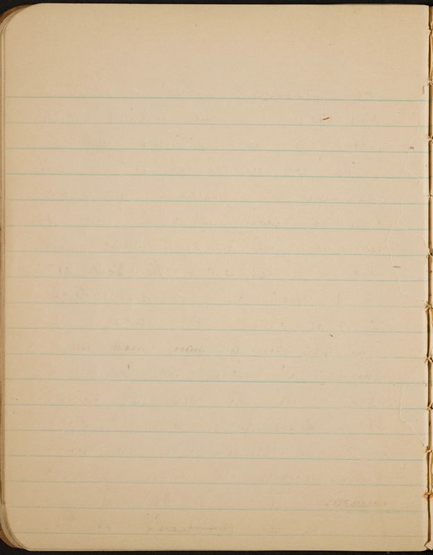 c. 1943 Philomathean Room Notebook Image