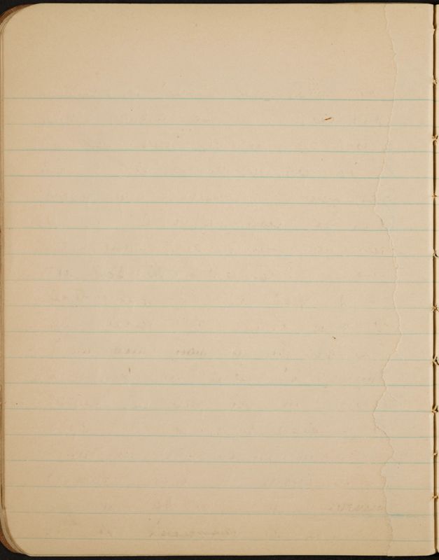 c. 1943 Philomathean Room Notebook Image