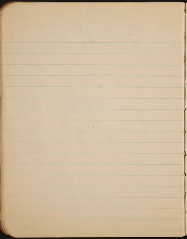 c. 1943 Philomathean Room Notebook Image