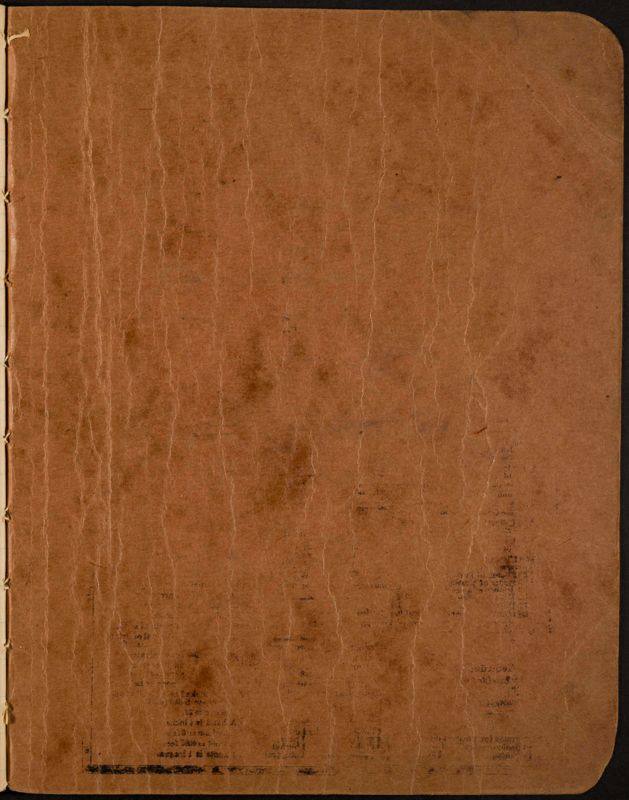 c. 1943 Philomathean Room Notebook Image