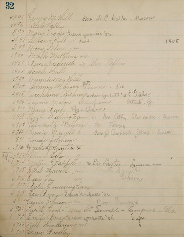 1952-1913 List of Members of the Philomathean Society and Minutes of the Philomathean Society Image