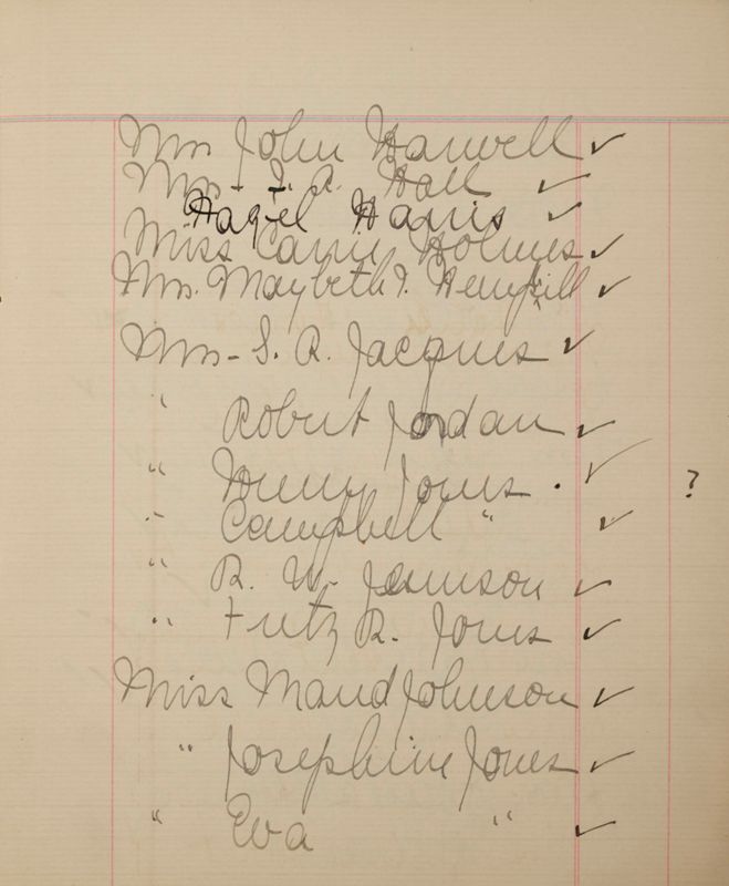 Phi Mu Alumnae Treasurer's Record Image