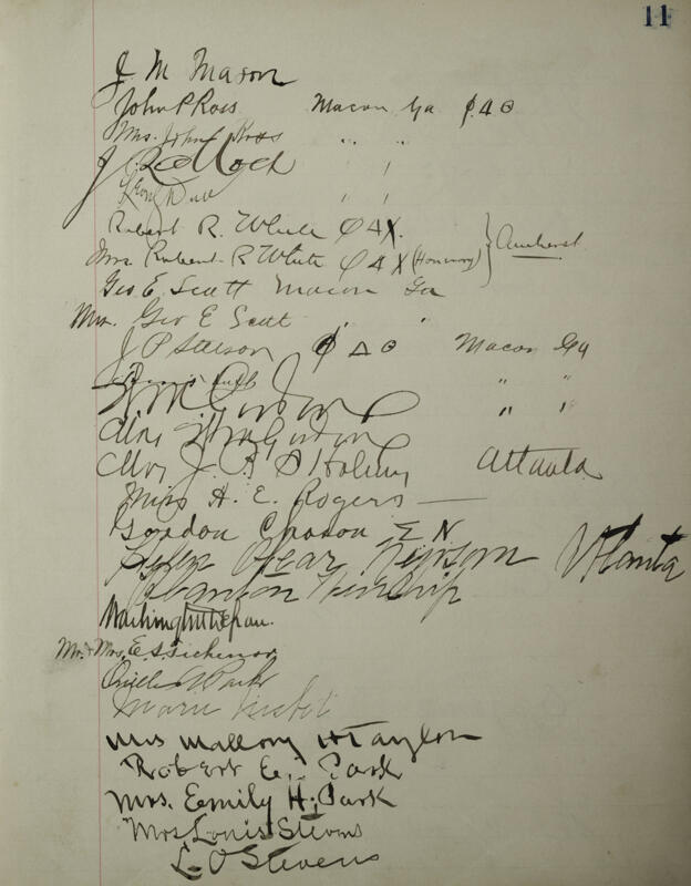 Philomathean Hall Register Book Image