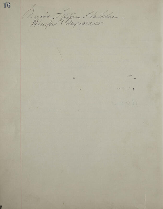 Philomathean Hall Register Book Image