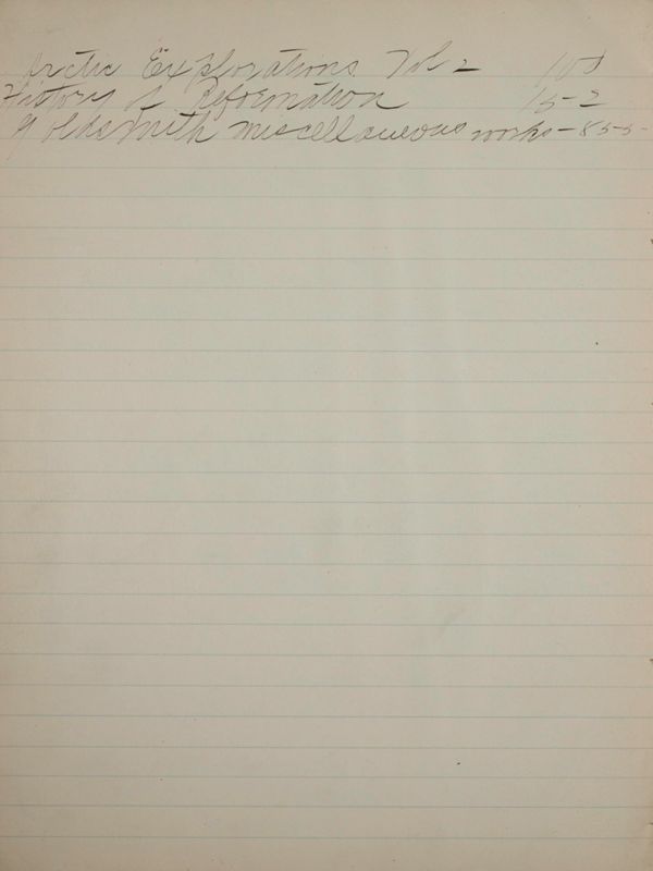 1896-1900 Librarian's Book of the Philomathean Society Wesleyan Image