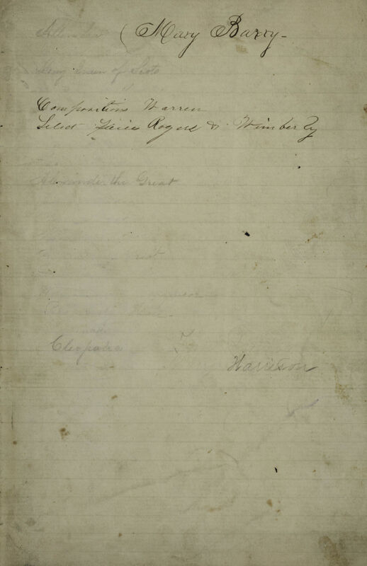 Minutes of the Philomathean Society, 1867-1868 (Image)