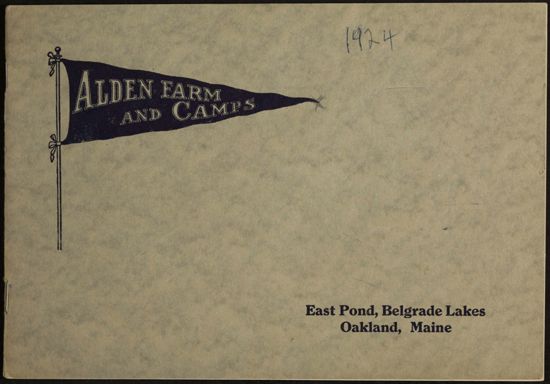 Alden Farm and Camps Booklet, 1924 (image)