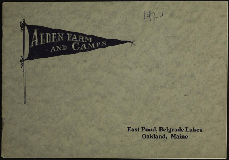 1924 Alden Farm and Camps Booklet Image