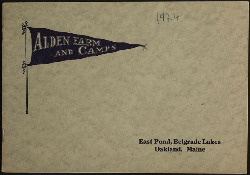 Alden Farm and Camps Booklet, 1924 (Image)