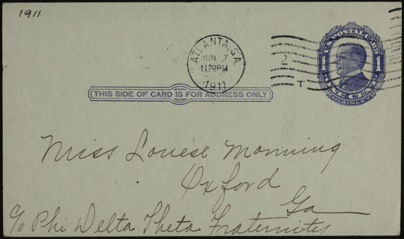 June 7 E. Hines to Louise Monning Note Image