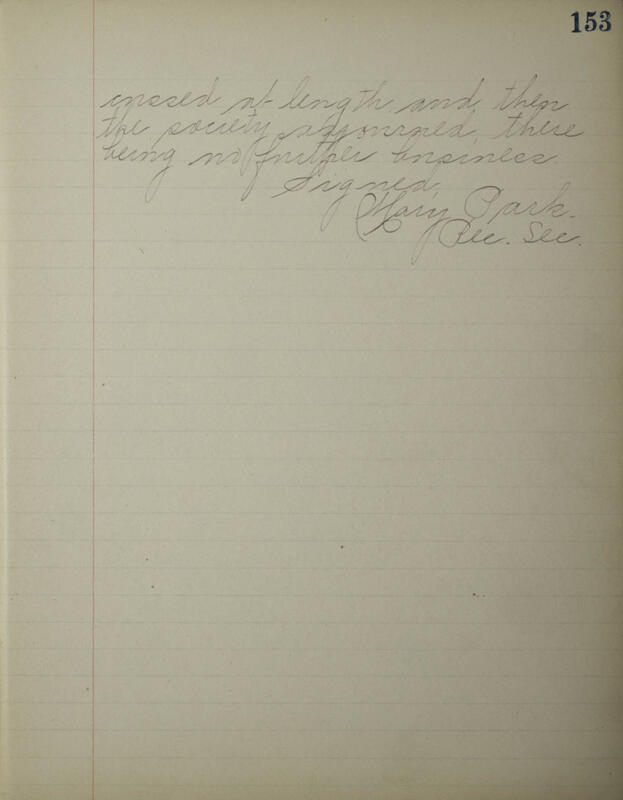 1898-1904 Philomathean Society Recording Secretary's Book Image