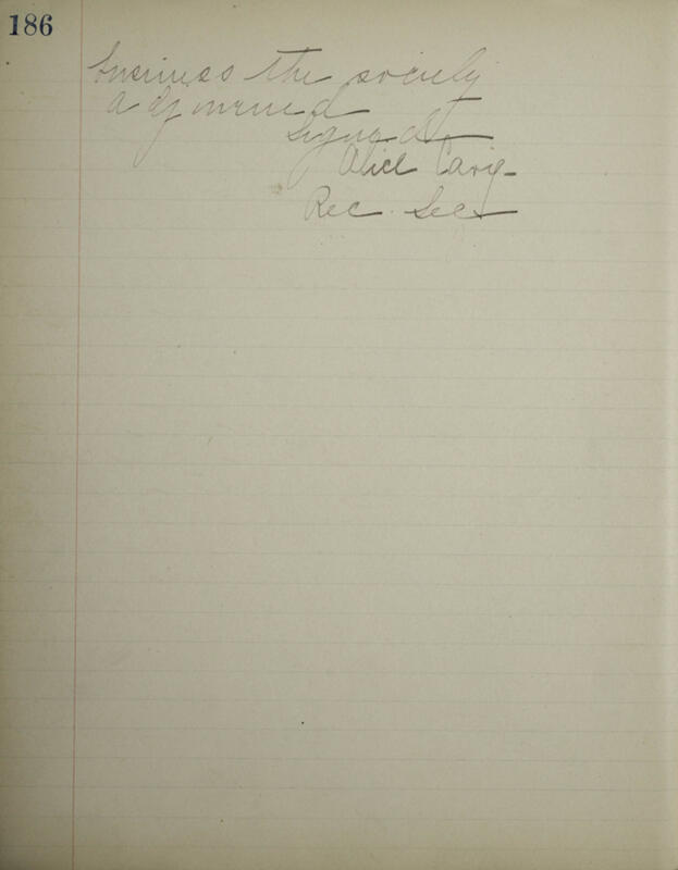 1898-1904 Philomathean Society Recording Secretary's Book Image