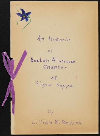 An Historie of Boston Alumnae Chapter