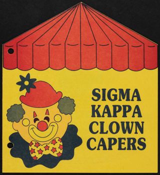 Sigma Kappa Clown Capers Program, July 7, 1988