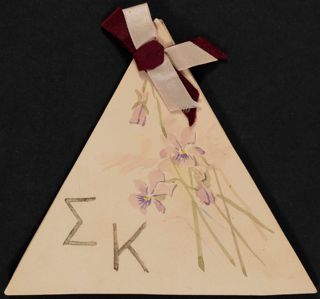 Sigma Kappa Twenty-Seventh Annual Initiation Program, October 24, 1902