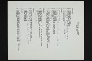 Activities Calendar - Delta Xi Chapter, 1967-1968