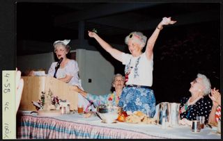 Frazer, Wick, and Collins at Confirmed Conventionite Banquet Photograph