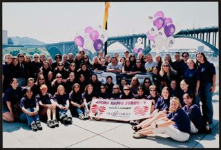 Alpha Delta Chapter at Alzheimer's Disease Memory Walk Photograph, c. 2002