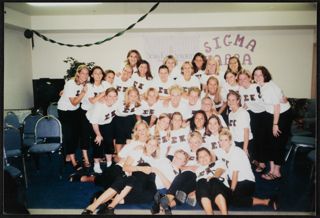 Kappa Beta Chapter Members During Recruitment Photograph, Fall 2001