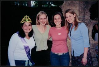 Katebini, Crocker, Good, and Lunsford at Fourth-Year Send-Off Photograph, 2004