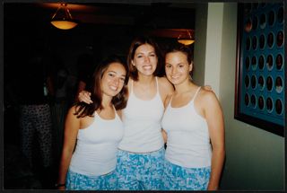 Three Kappa Eta Chapter Members at Big/Little Reveal Photograph, 2003