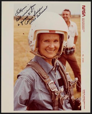 Rhea Seddon NASA Portrait Signed Photograph, August 28, 1978