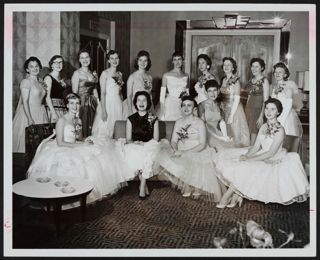 Gamma Xi Chapter Members at Installation Photograph, October 26, 1957