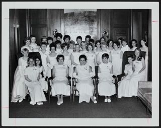 Epsilon Pi Chapter Initiates Photograph, May 24, 1969