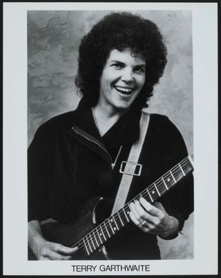 Terry Garthwaite With Guitar Photograph