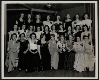 National Council and Beta Kappa Chapter Members at Installation Photograph, February 8, 1947