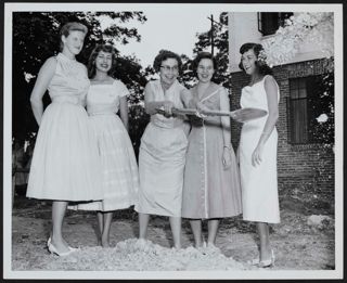 Omega Chapter House Ground Breaking Photograph, 1957