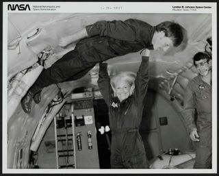 Rhea Seddon in Zero Gravity Training Photograph, June 6, 1979