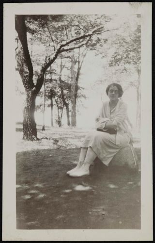 Lillian Perkins at Devil's Lake Photograph, 1926