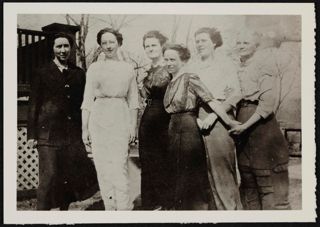 Housholder, Tammen, Colby, Gay, Small, and Pierce at Xi Chapter Installation Photograph, April 1, 1913