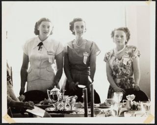 Anderson, Taggart, and McFarlane at First Convention Dinner Photograph, c. 1936-1950