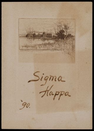 Alpha Chapter Reunion Program, 1890