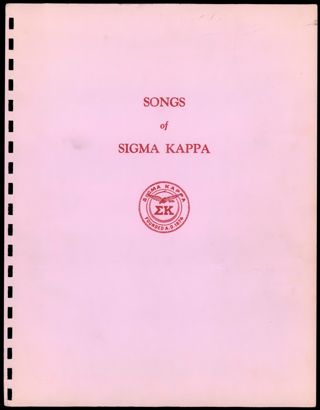 Songs of Sigma Kappa: Sixth Edition, 1976