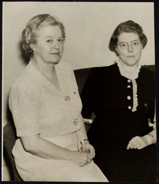 Lorah S. Monroe and Eula G. Linger Photograph