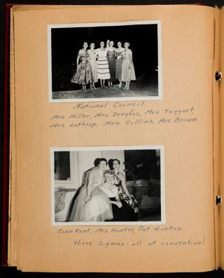 Priscilla Gaffney 1954 National Convention Scrapbook, Page 25