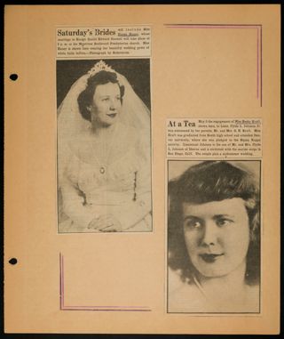 Early 1940s Iota Chapter Scrapbook, Page 5