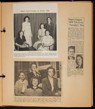 Katharine Tener Lowry Scrapbook, Page 23