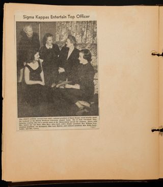 Katharine Tener Lowry Scrapbook, Page 24
