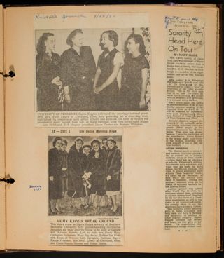 Katharine Tener Lowry Scrapbook, Page 25