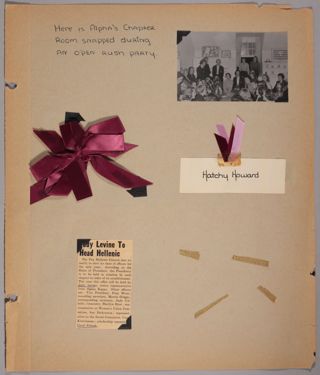 Alpha of Sigma Kappa Scrapbook, Page 5