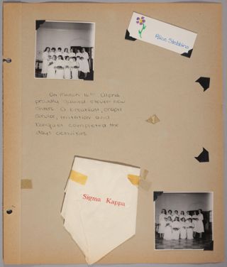 Alpha of Sigma Kappa Scrapbook, Page 22