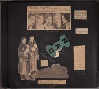 Late 1930s Iota Chapter Life Scrapbook, Page 14